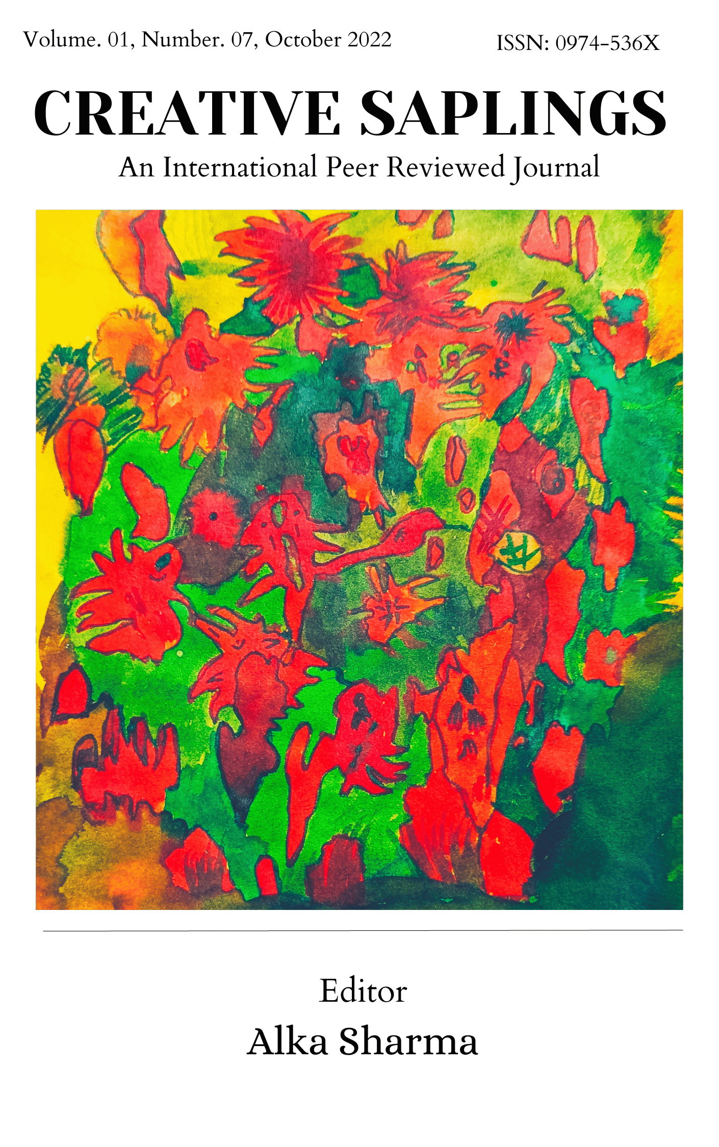View Vol. 1 No. 07 (2022): October, Creative Saplings