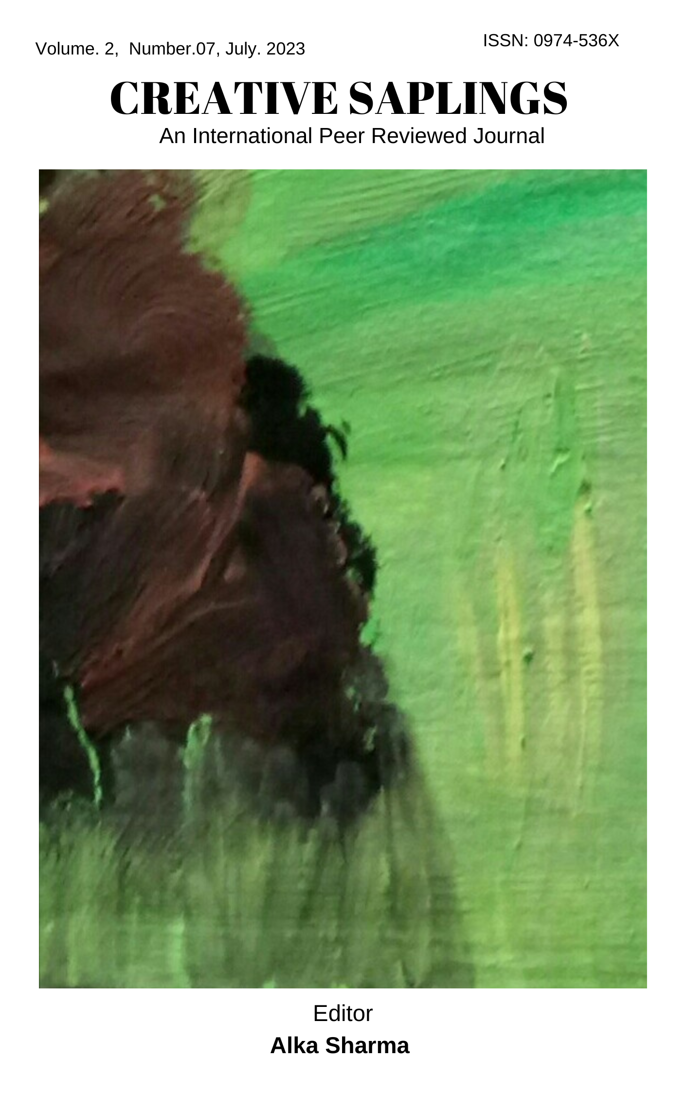 View Vol. 2 No. 07 (2023): July, Creative Saplings